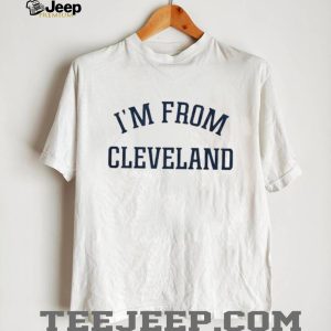 Minimalist I Am From Cleveland City Pride State Graphic T Shirt