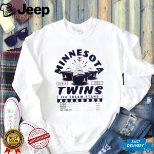Minnesota Twins Ice Cream Stand Vintage Baseball Logo T Shirt Minnesota Twins Ice Cream Stand Vintage Baseball Logo T Shirt