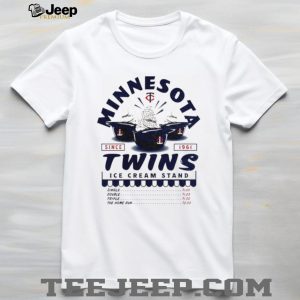 Minnesota Twins Ice Cream Stand Vintage Baseball Logo T Shirt