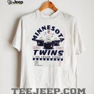 Minnesota Twins Ice Cream Stand Vintage Baseball Logo T Shirt