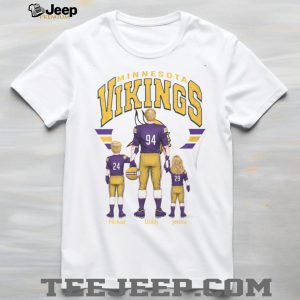 Minnesota Vikings Custom Name Number Football Dad Team T Shirt