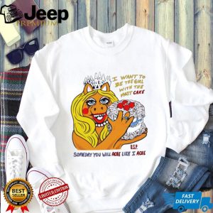 Miss Piggy The Girl With The Most Cake Funny Pop Culture Graphic T Shirt Miss Piggy The Girl With The Most Cake Funny Pop Culture Graphic T Shirt