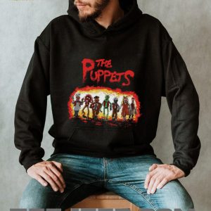 Muppets Gang Vintage Horror Movie Poster Style Graphic T Shirt