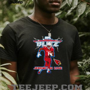 NFL Blitz Arizona Cardinals Jeremiyah Love Football Graphic T Shirt