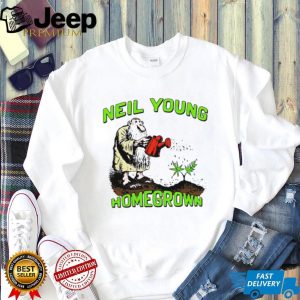 Neil Young Homegrown Hippie Gardening Vintage Style T Shirt