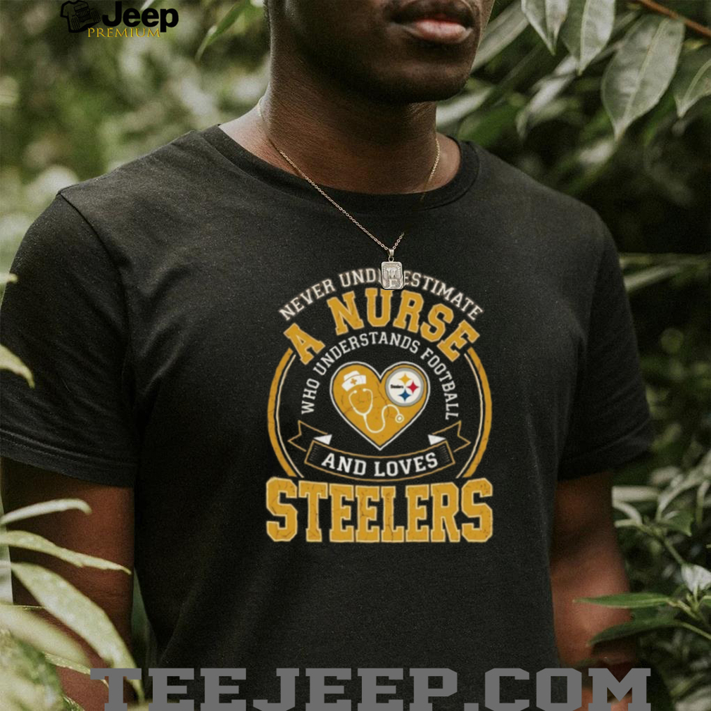 Never Underestimate A Nurse Who Understands Football And Loves ST Shirtlers T Shirt Never Underestimate A Nurse Who Understands Football And Loves ST Shirtlers T Shirt