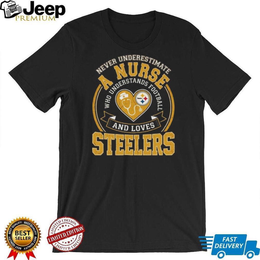 Never Underestimate A Nurse Who Understands Football And Loves ST Shirtlers T Shirt Never Underestimate A Nurse Who Understands Football And Loves ST Shirtlers T Shirt