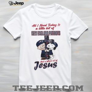 New England Patriots Charlie Brown Snoopy Faith Jesus T Shirt