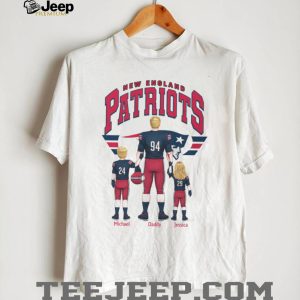 New England Patriots Custom Family Football Best Dad Ever T Shirt