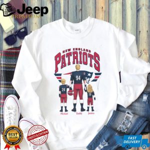 New England Patriots Custom Family Football Best Dad Ever T Shirt
