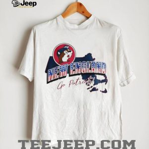 New England Patriots Mascot Football State Map T Shirt
