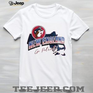New England Patriots Mascot Football State Map T Shirt