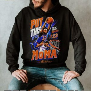 New York Basketball Put This In The Moma Poster Dunk T Shirt