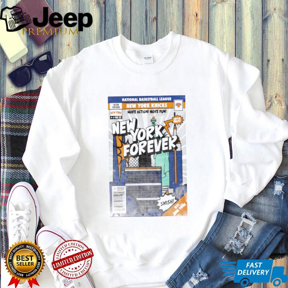 New York Forever Comic Book Skyline Basketball T Shirt New York Forever Comic Book Skyline Basketball T Shirt