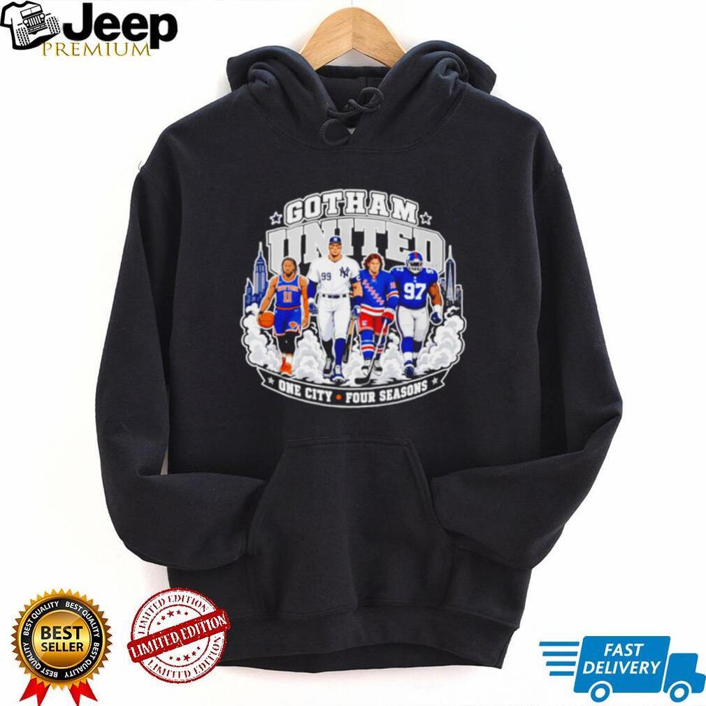 New York Gotham United One City Four Seasons shirt New York Gotham United One City Four Seasons shirt