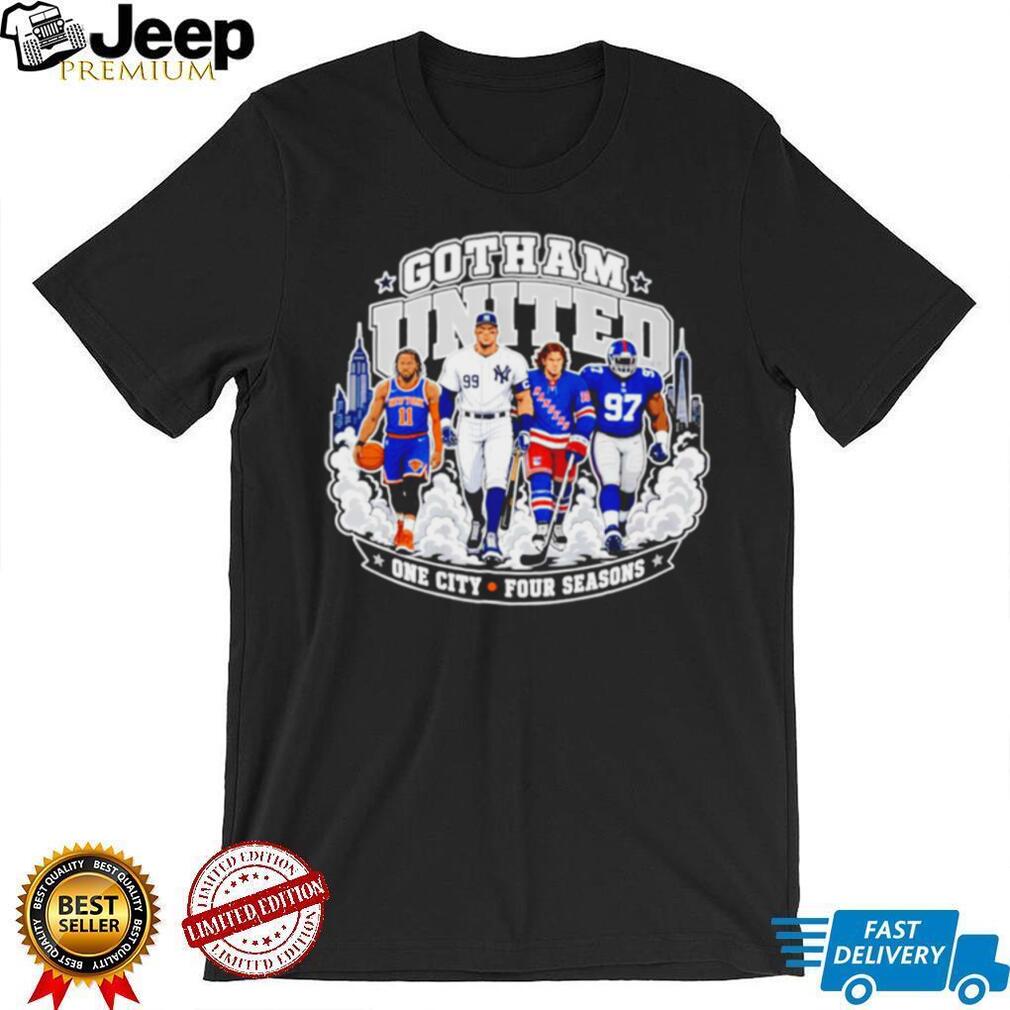New York Gotham United One City Four Seasons shirt New York Gotham United One City Four Seasons shirt