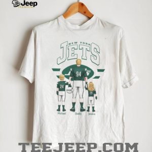 New York Jets Custom Name Number Best Dad Ever Football T Shirt