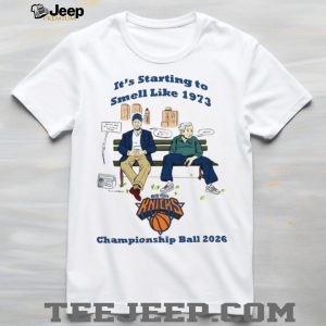New York Knicks 1973 Championship Ball Basketball Nostalgia Graphic T Shirt