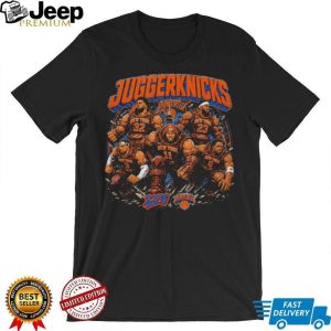 New York Knicks 2026 JuggerKnicks Giant graphic shirt