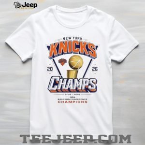 New York Knicks 2026 NBA Conference Champions Trophy T Shirt