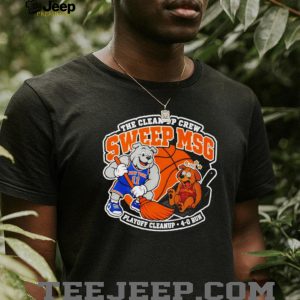 New York Knicks 2026 NBA Finals The Clean Up Crew Sweep MSG Playoff Cleanup 4 0 Run shirt