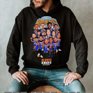 New York Knicks Always Knicks Caricature Team Roster T Shirt