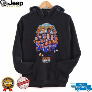 New York Knicks Always Knicks Caricature Team Roster T Shirt