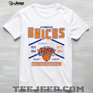 New York Knicks Basketball Retro Conference Champions Graphic T Shirt