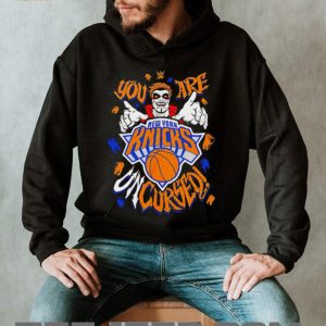 New York Knicks Uncursed Danhausen Wrestling Style T Shirt