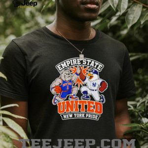 New York Knicks and Yankees Empire State United NY Pride shirt