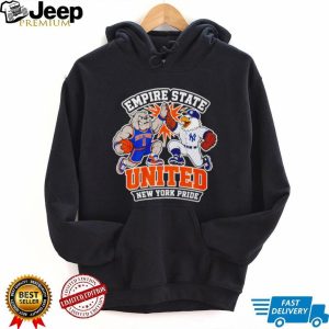 New York Knicks and Yankees Empire State United NY Pride shirt