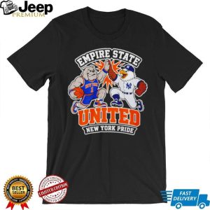 New York Knicks and Yankees Empire State United NY Pride shirt