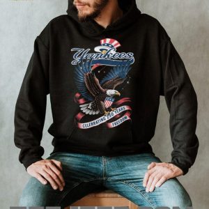 New York Yankees Bald Eagle Celebrating Two Hundred Fifty Years Of Freedom T Shirt
