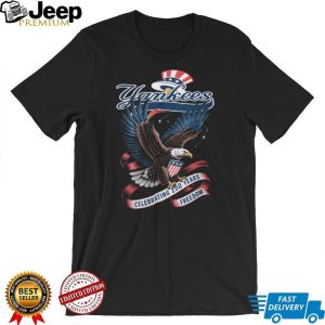 New York Yankees Bald Eagle Celebrating Two Hundred Fifty Years Of Freedom T Shirt