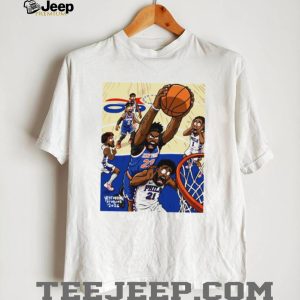 New York vs Philly Basketball Rivalry Comic Art T Shirt