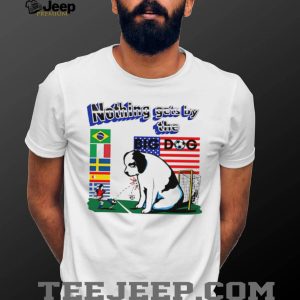 Nothing Gets By The Big Dog Soccer Goalie USA T Shirt