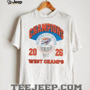Oklahoma City Thunder 2026 Western Conference Champions T Shirt