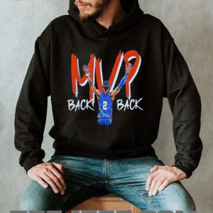 Oklahoma Shai Back To Back MVP Arms Raised Graphic T Shirt