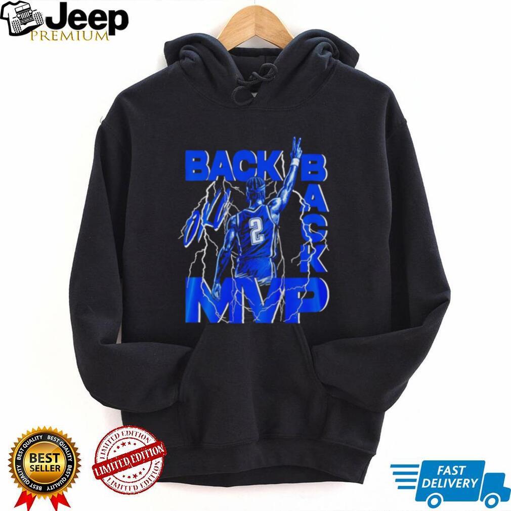 Oklahoma Shai Back To Back MVP Lightning Graphic T Shirt Oklahoma Shai Back To Back MVP Lightning Graphic T Shirt