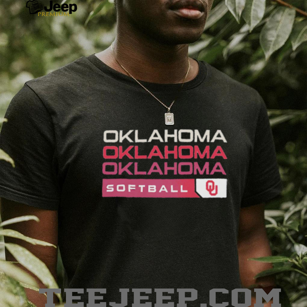 Oklahoma Sooners Softball Collegiate Stacked Text T Shirt Oklahoma Sooners Softball Collegiate Stacked Text T Shirt