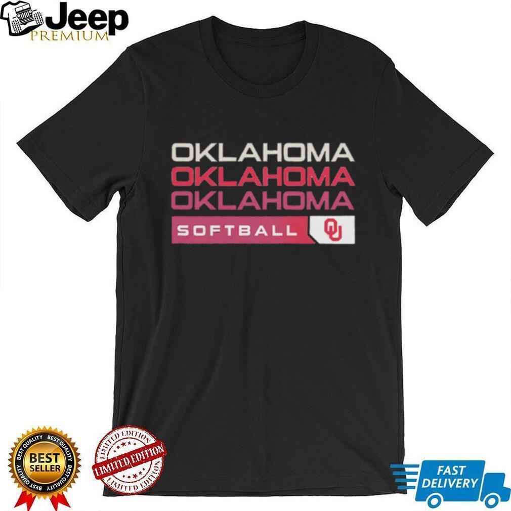 Oklahoma Sooners Softball Collegiate Stacked Text T Shirt Oklahoma Sooners Softball Collegiate Stacked Text T Shirt