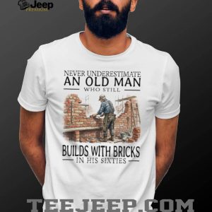 Old Man Bricklayer Mason In His Sixties Builder T Shirt