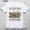 Old Man Bricklayer Mason In His Sixties Builder T Shirt Old Man Bricklayer Mason In His Sixties Builder T Shirt