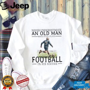 Old Man Soccer Player Legend In His Sixties Football T Shirt