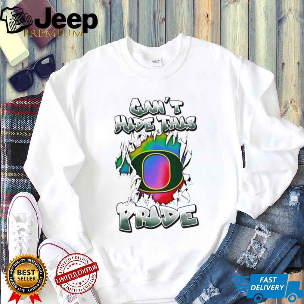 Oregon Ducks can’t hide this pride logo shirt Oregon Ducks can’t hide this pride logo shirt