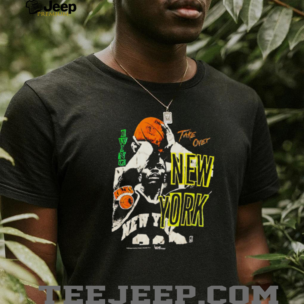 Patrick Ewing Take Over New York Basketball Legend Vintage T Shirt Patrick Ewing Take Over New York Basketball Legend Vintage T Shirt