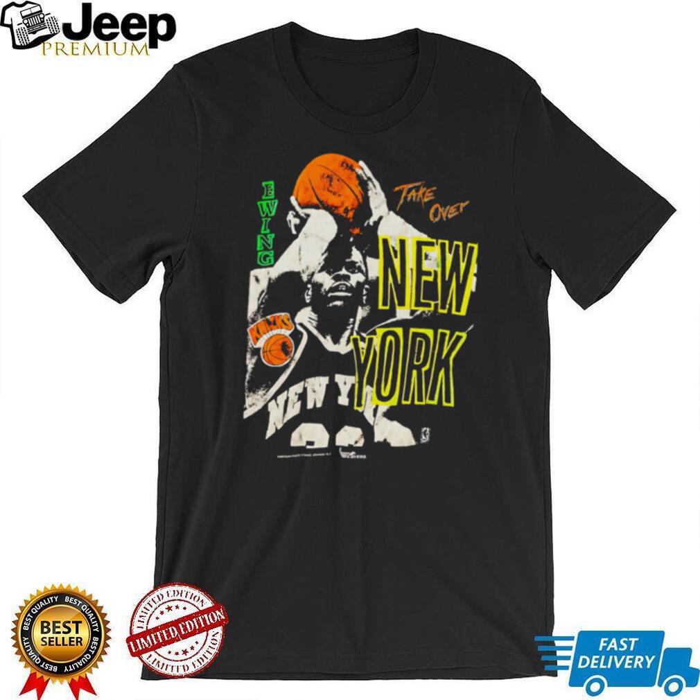 Patrick Ewing Take Over New York Basketball Legend Vintage T Shirt Patrick Ewing Take Over New York Basketball Legend Vintage T Shirt