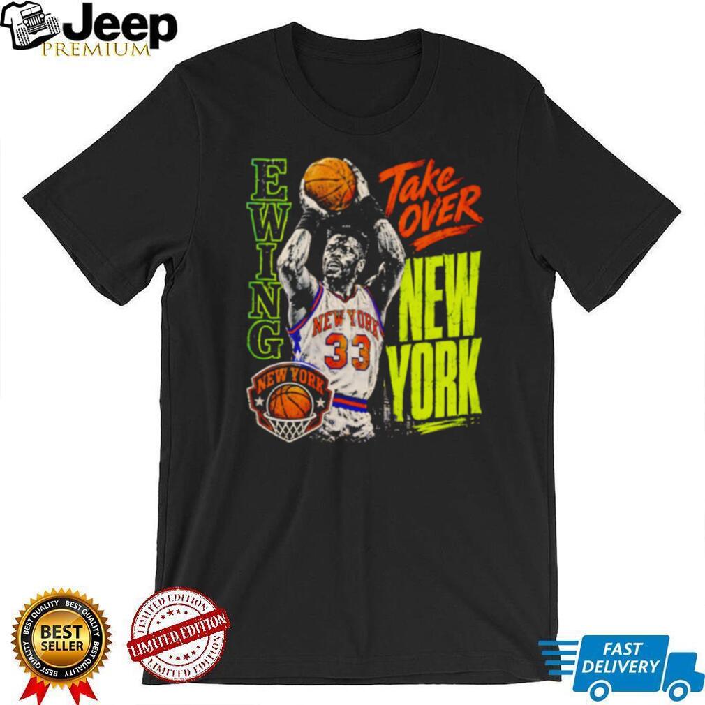 Patrick Ewing Take Over New York Basketball Vintage T Shirt Patrick Ewing Take Over New York Basketball Vintage T Shirt