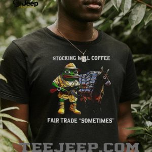 Pepe The Frog Stocking Mill Coffee Fair Trade Meme T Shirt