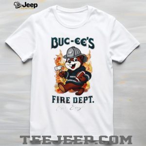 Philadelphia Eagles Buc ees Fire Dept Mascot Football T Shirt
